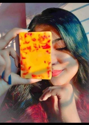 Picture of Saffron Goats Milk Soap Premium (Handmade) (Others)