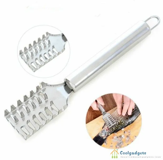 Picture of Stainless Steel Fish Scale Cleaner - Silver (Silver)