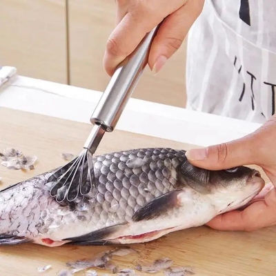 Picture of Stainless Steel High-strength corrosion-resistant Kitchen Fruit Tools Coconut Shaver Kitchen Fish Clean Scales Tools AccessoriesLow