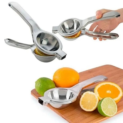 Picture of Stainless Steel Manual Hand Press Lemon Juicer Fruit Orange Citrus Juice Tool/Lebu chipa machine