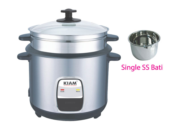 Picture of Steel (One SS Bati & One Coating Bati) Straight (1.8 Ltr)