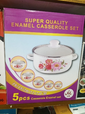 Picture of Super Quality Enamel Casserole Set.