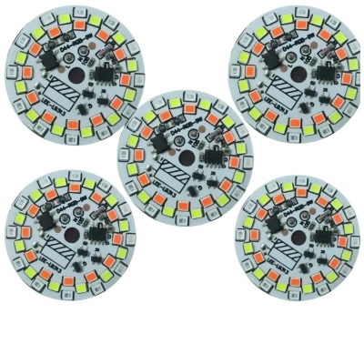 Picture of 1pcs RGB 7 Color LED Light Plate AC-220V Multicolor