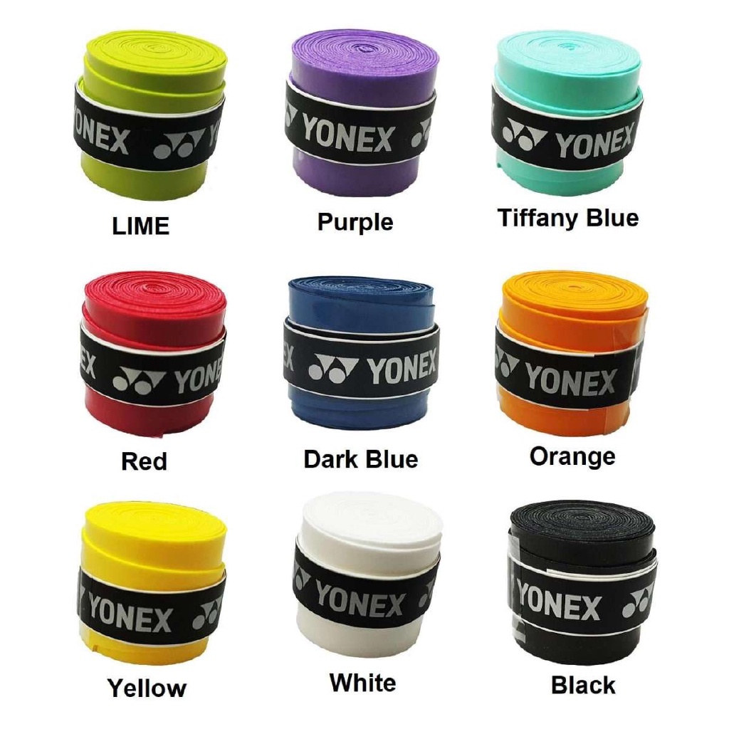 Picture of Yonex Racket Grip Absorb Moisture Badminton Handle Tape - Set Of 2 Pieces - Ensure A Secure And Comfortable Grip Multicolor