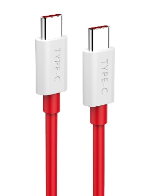 Picture of Oneplus Cable 65WAT 7T pro 7T Warp Fast Charger cable 6A Dash Quick Type-C To Type-C data cable for One plus 7Pro 7 6T 6 5T 5 - Oneplus Cable Red
