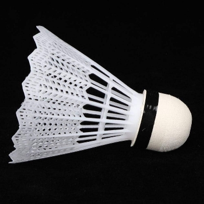 Picture of Smash 500 Plastic Badminton Shuttlecocks Cork 6Ps White White