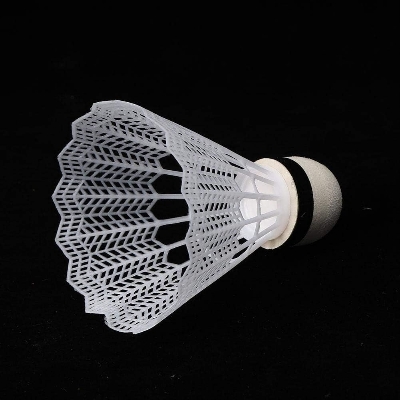 Picture of Smash 500 Plastic Badminton Shuttlecocks Cork 6Ps White White