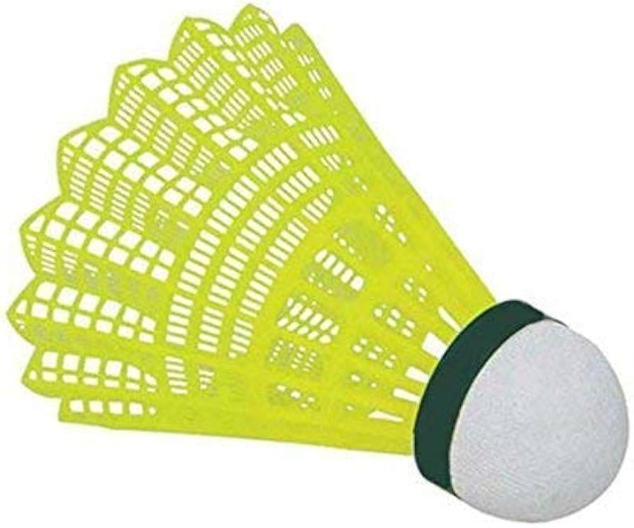 Picture of Smash 500 Plastic Badminton Shuttlecocks Cork 12 Ps Green