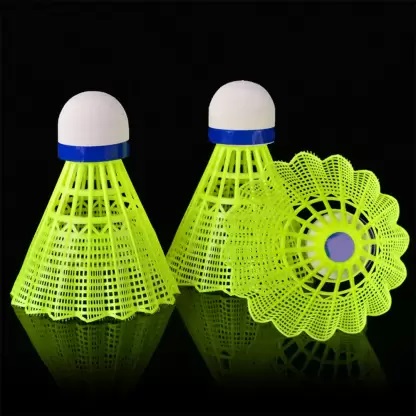 Picture of Smash 500 Plastic Badminton Shuttlecocks Cork 12 Ps Green