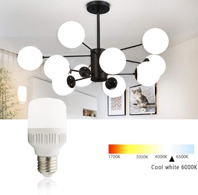 Picture of LED Light Bulbs Screw Base, Edison Plastic Lamp Bulbs, 5 watt Base E-27 White