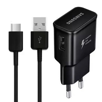 Picture of Type-C Samsung 15 watt Fast Charger For All Android Mobile Black