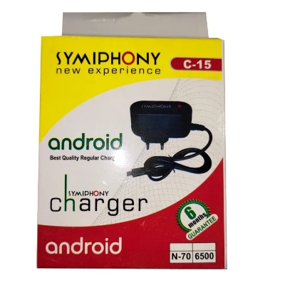 Picture of Symphony new smart charger For Button Phone Black