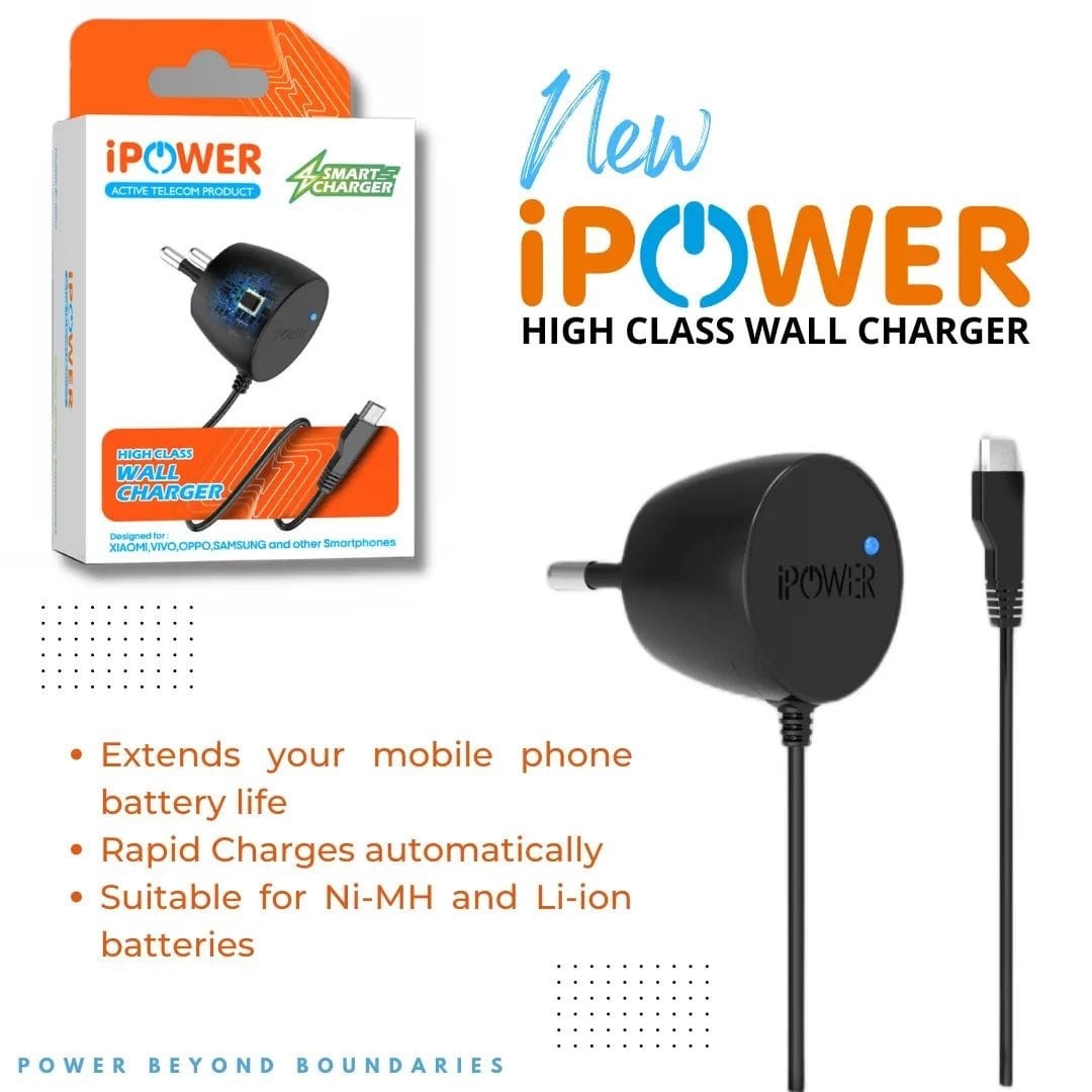 Picture of iPOWER Smart Charger for  Button Phone Black