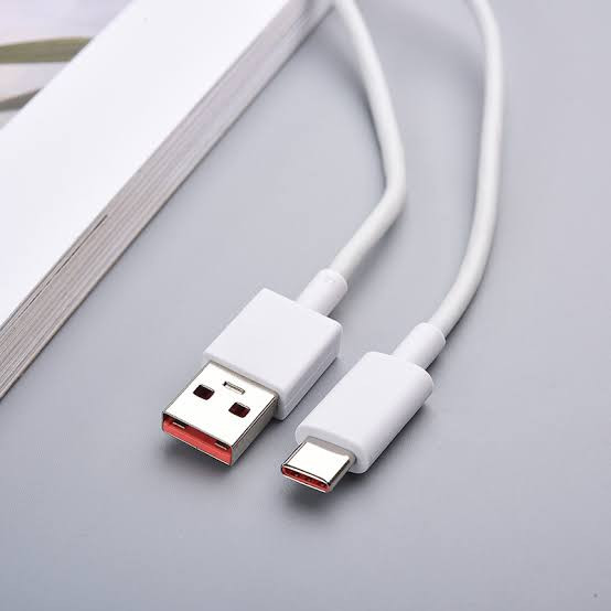 Picture of Type-C 5A 33w Turbo Charger Cable Quick Charging Type C USB White