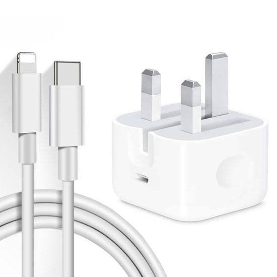 Picture of Apple 20W Type-C Power Adapter with Cable (UK) White