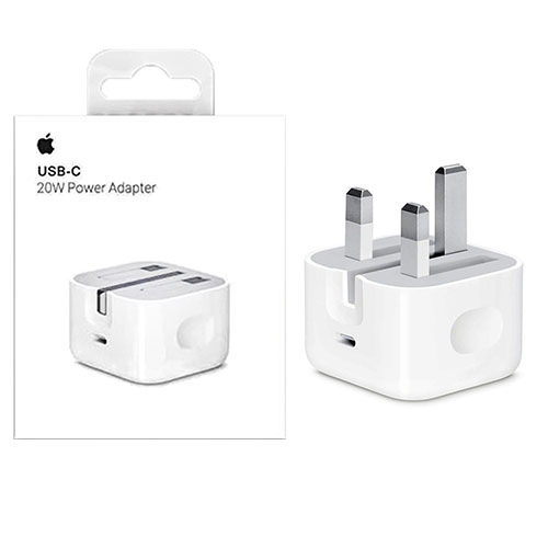 Picture of Apple 20W Type-C Power Adapter with Cable (UK) White