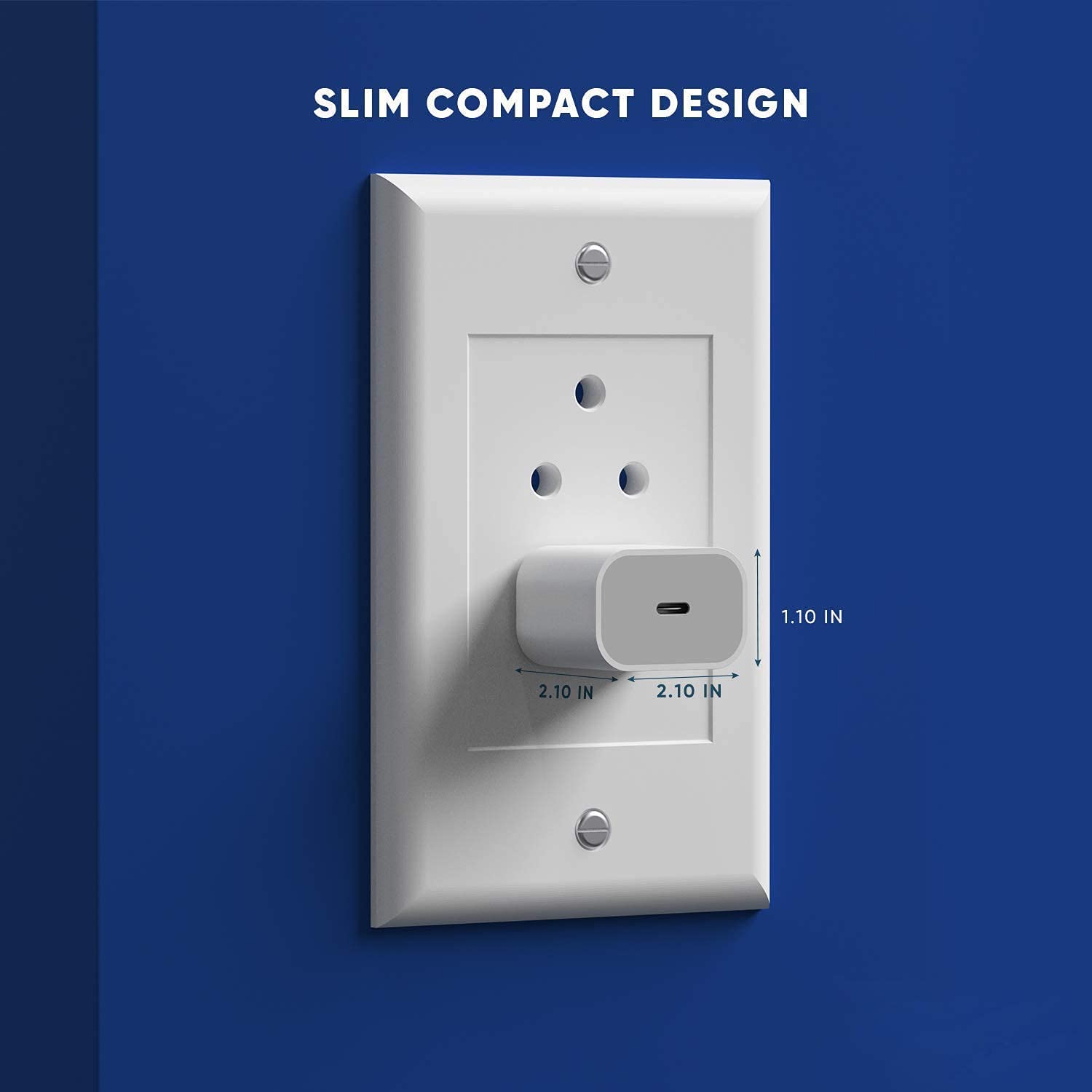 Picture of for iphone 20W PD Premium quality Fast Charger Adapter with USB-C to Lighting Cable For 13 pro max/13 pro/13/13 mini/ 12 pro max, 12 pro, 12, 12 mini, 11 pro max, 11 pro, White