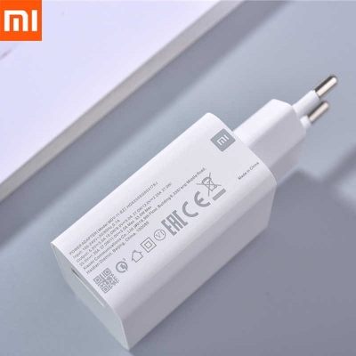 Picture of Mi 33W Sonic Charge USB Charger Wall Charger Adapter with USB to Type-C Cable Included White