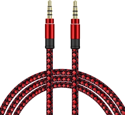 Picture of 3 Meter 3.5mm Aux Audio Cable for Earphones MP3 Player High-Quality Sound Multicolor
