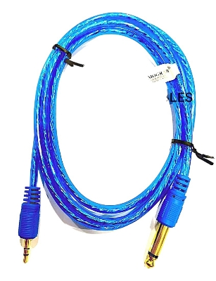 Picture of 6.5mm Audio Amplifier to 3.5mm AUX Jack Cable (1meter) Multicolor