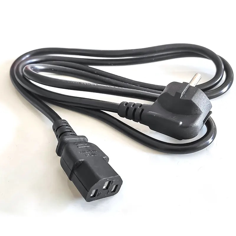 Picture of 220-250 volt AC Power Cable 1 Meter Black