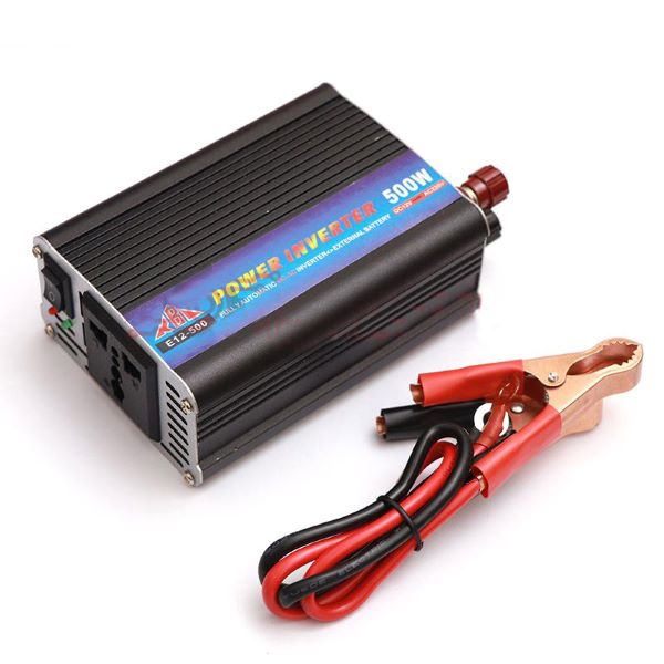 Picture of 500W Power Inverter DC12V to 220V 230V AC  Converter Multicolor