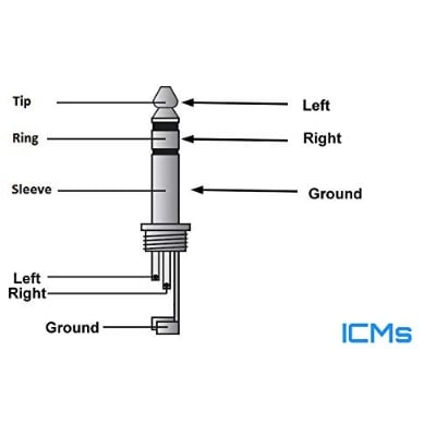Picture of 3.5mm Aux Connector Headphone Jack, 3 POLE, Metal Audio jack For Computer Speaker, Mobile, Laptop, PC, Bluetooth speaker, Amplifier Pack of 2pcs Silver