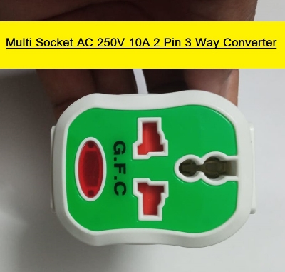 Picture of Reconnecting…  Mobile Recharge 100% G6   Multi Socket Plug Adapter AC Power Socket AC 250V 10A 2 Pin Power Plug To 3 Way 3 Point Socket Converter With LED Indicator Electrical Travel Adapter Converter      	  Multi Socket Plug Adapter AC Power Socket AC Multicolor