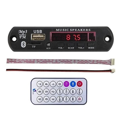 Picture of MP3 Player Bluetooth MP3 FM  Board Audio Player Module USB TF Radio For Car Remote Music Speaker Black