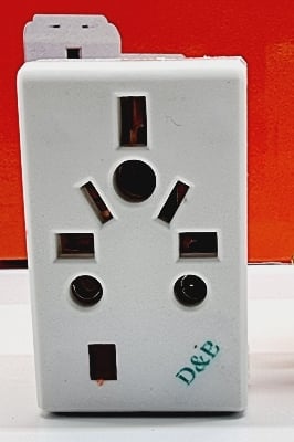Picture of Mobile Recharge Mobile Recharge 100% 10 G7  Multi Plug Adapter AC Power Socket AC 250V 10A 2 Pin Power Plug To 3 Way 3 Point Socket Converter With LED Indicator Electrical Travel Adapter Converter      	 Multi Plug Adapter AC Power Socket AC 250V 10A 2 P White