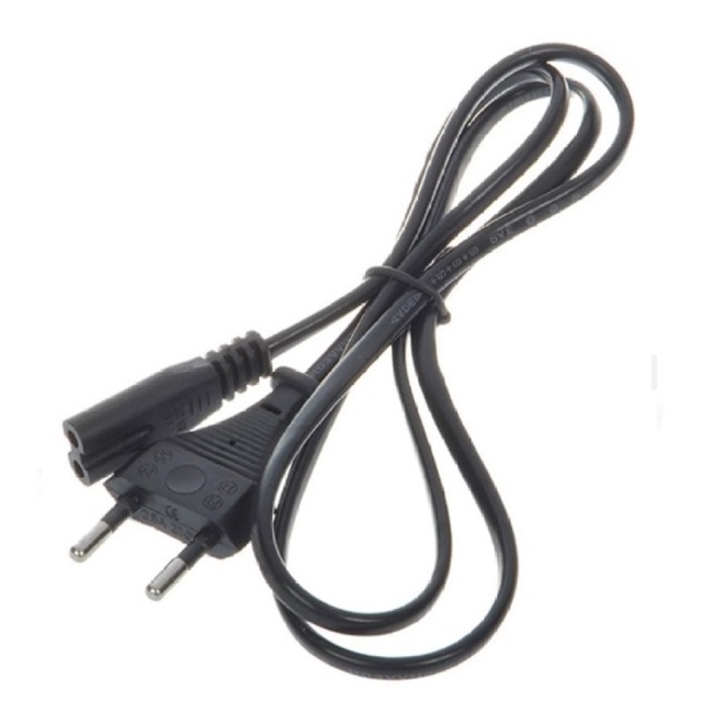Picture of Universal AC 220v 2 Pin 1.8 Meter Length AC Power Cable Cord For Camera Printer Power Adapter Charger 