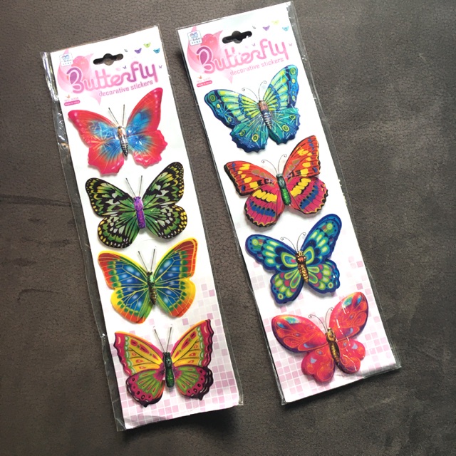 Picture of 12 Ps Butter fly Sticker for Your Bedroom Wall Decoration Multicolor