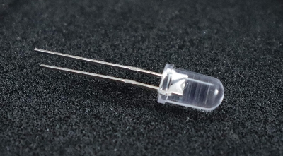 Picture of 100pcs Blinking 5mm RGB LED Diodes, Multi Color Changing Super Bright Light Emitting with 2 Pin Clear Round Lens Multicolor