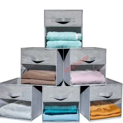 Picture of 3 Pcs Cloth Storage Box, Large Capacity Laundry Basket, Cloth Organizer Basket