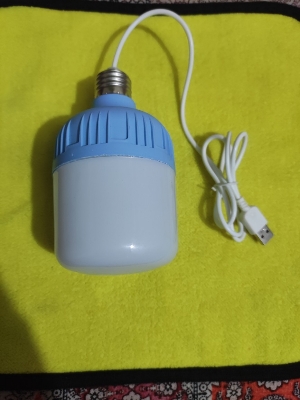 Picture of Led Light Bulb 5V USB LED Light Bulb Daylight Camping Tent Emergency Power Bank Computer Laptop cool White White