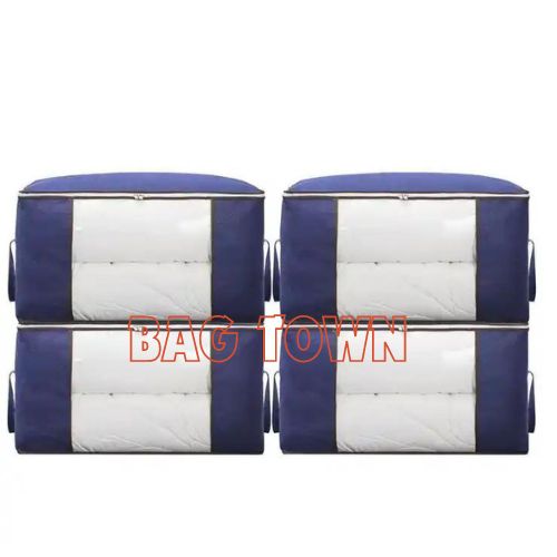 Picture of 2 pcs setWinter Cloths Storage Organizer Bags. Blankets Cover, Cloth Organizer, Winter Wardrobe Storage Organizer