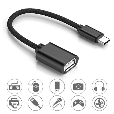 Picture of USB-C to USB 3.0 OTG Adapter  Cable KY-167 Multicolor