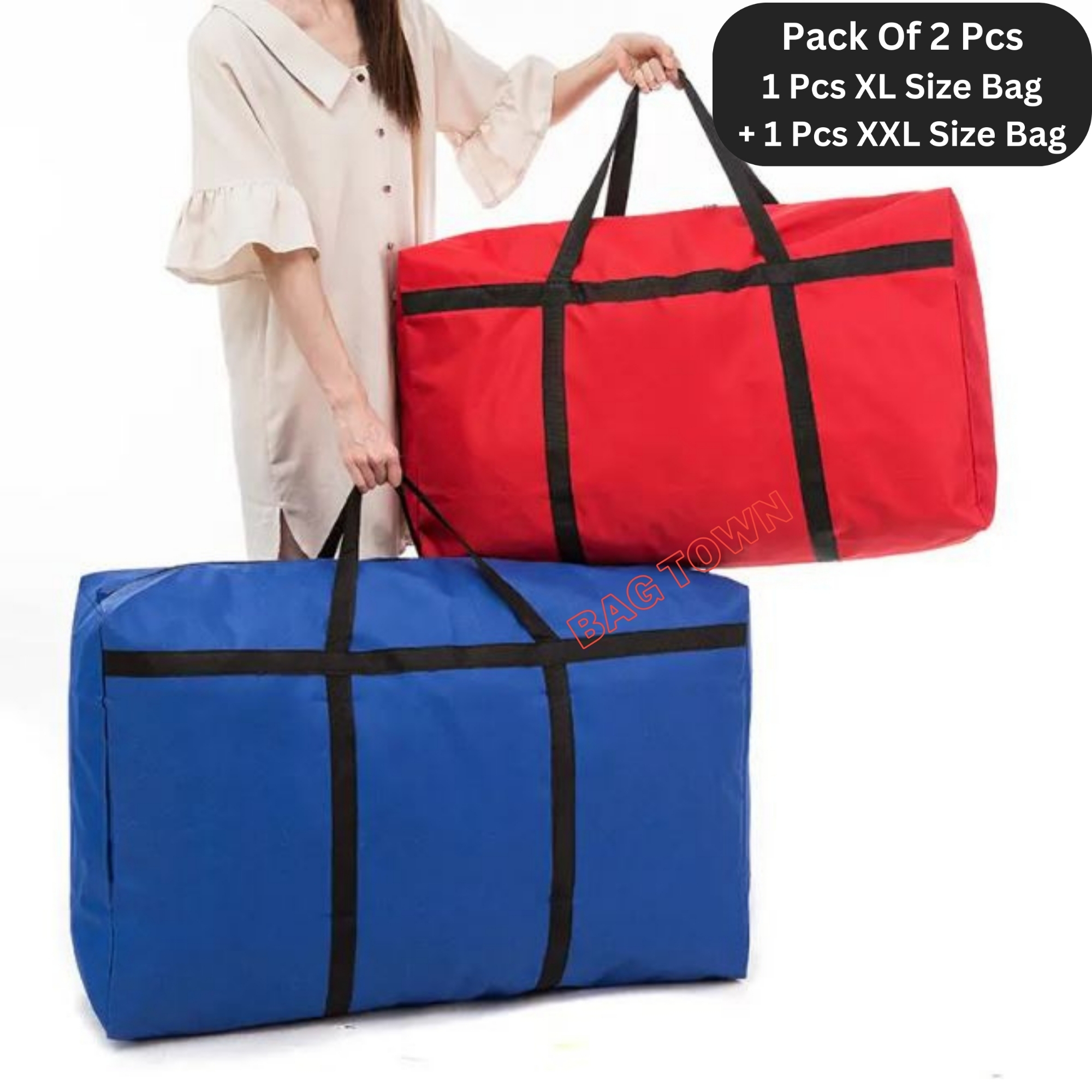 Picture of King Size Travel Bag 4 Pcs Pack L Size Huge Capacity Travel Bag