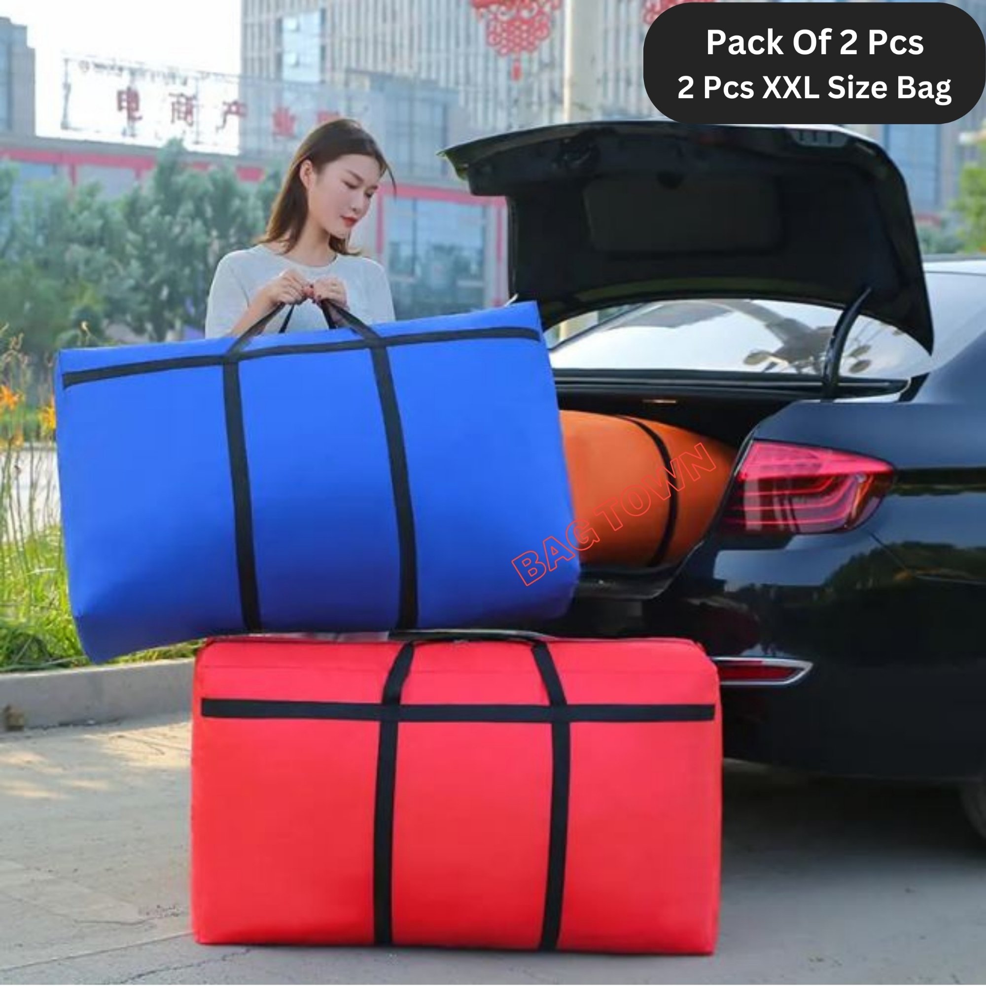 Picture of King Size Travel Bag 4 Pcs Pack L Size Huge Capacity Travel Bag