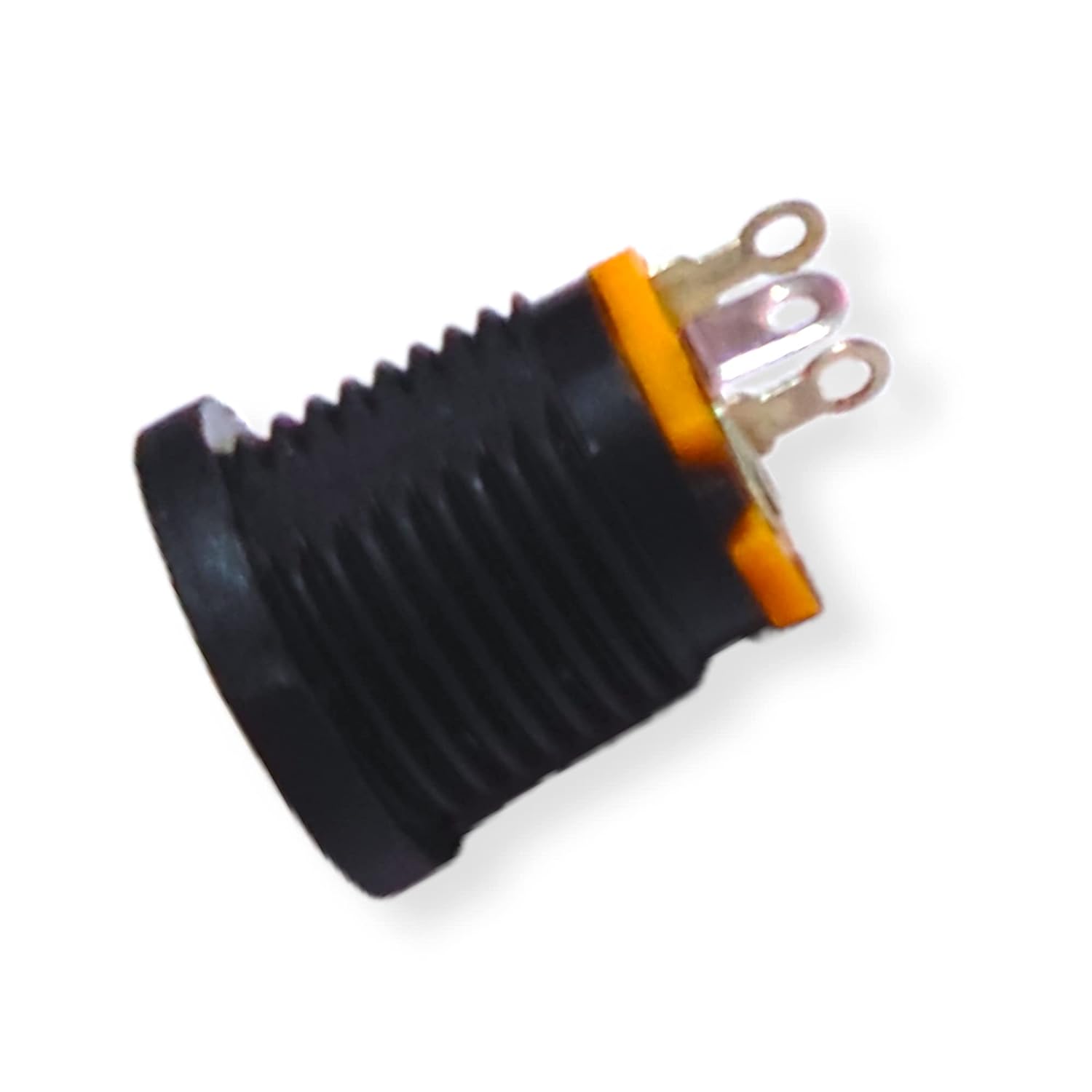 Picture of Panel Mount DC Connector Jacks 10 Pair (Male and Female Sockets) for Secure Electrical Connections Black