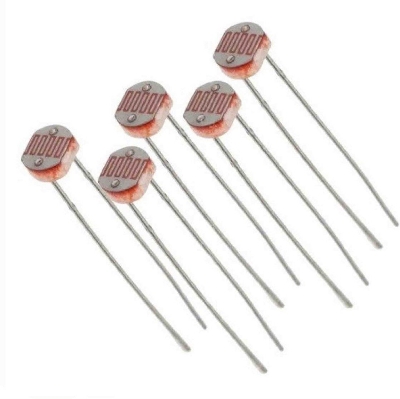 Picture of 5mm LDR SENSOR GENUINE LIGHT DEPENDENT RESISTOR PHOTORESISTOR 20PCS PACK Multicolor