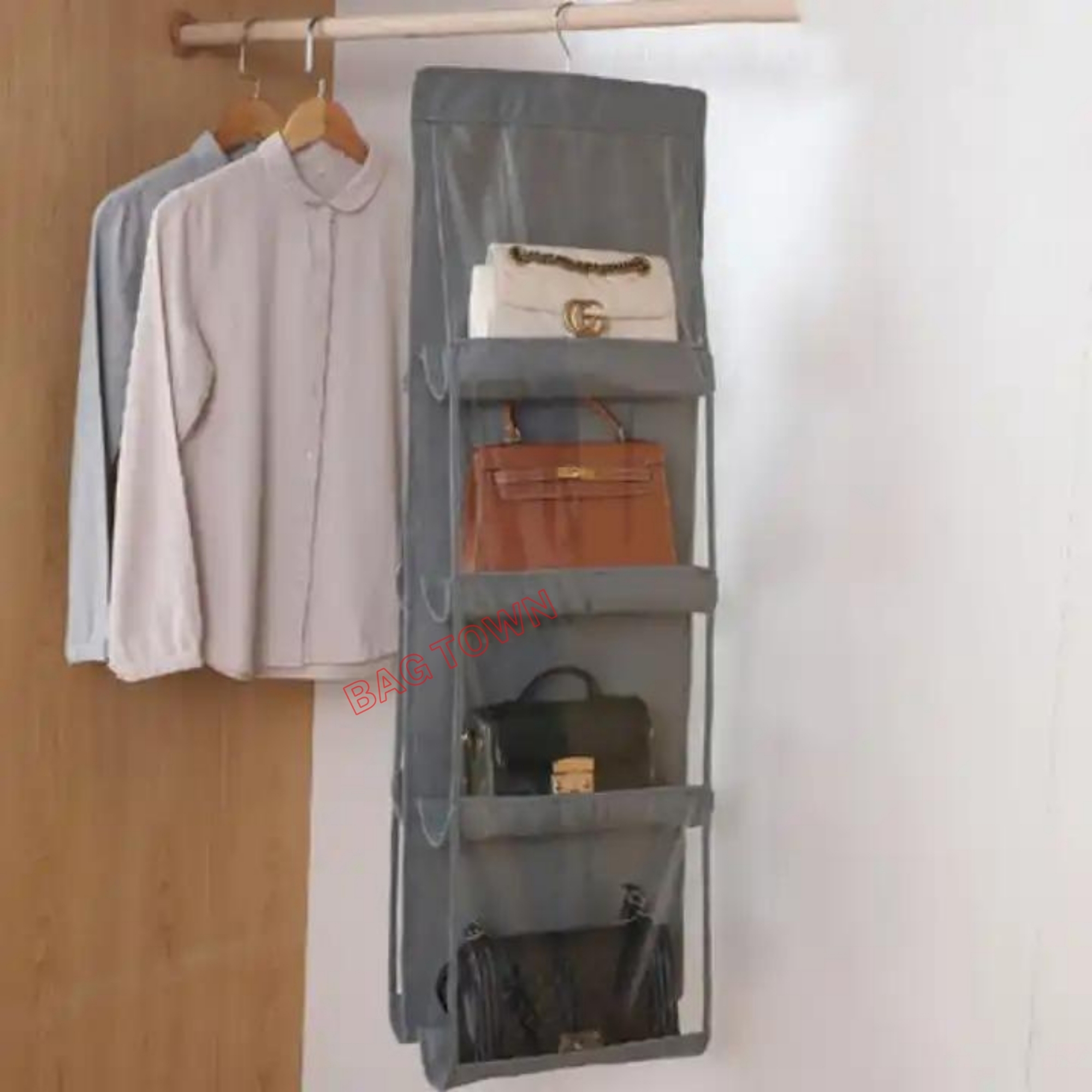 Picture of 8 Pocket Premium Quality Bag Organizer, Hanging Bag Storage Organizer