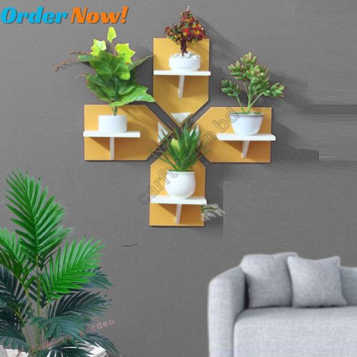 Picture of Smart Wall Shelf Shelf Adhesive Waterproof ( 6 Pcs 1 Set ) Premium Quality
