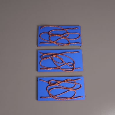 Picture of 1 Layer Rope Wall Shelf With Hook (3 Pcs 1 Set)