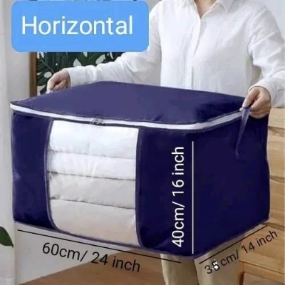 Picture of Quilt Storage Bag, Blanket Storage Organizer, Large Capacity Cloth Storage Bag, New Quilt Storage Bag