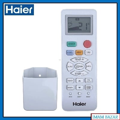 Picture of Haier Air Cond Aircond Air Conditioner OEM Replacement Remote Control HE-06 For Model 0010401715L /H/F/R/Z/C/G/Q White