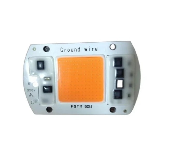 Picture of Red LED Chip, AC220V 50W 6040 COB Chip Light Source Fits for DIY LED Spotlight Floodlight Lamp Red