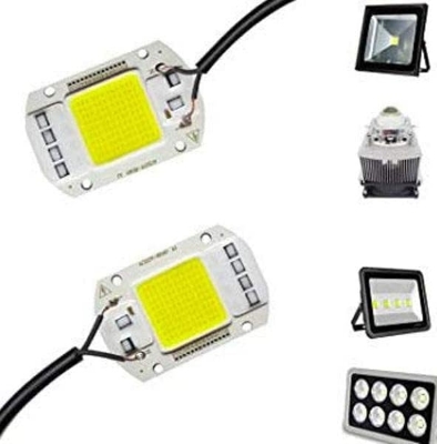 Picture of 50W 220V LED COB Chip with Integrated Smart IC Driver and with Heat Transferable Paste to fix on Heat Sink Cool White White
