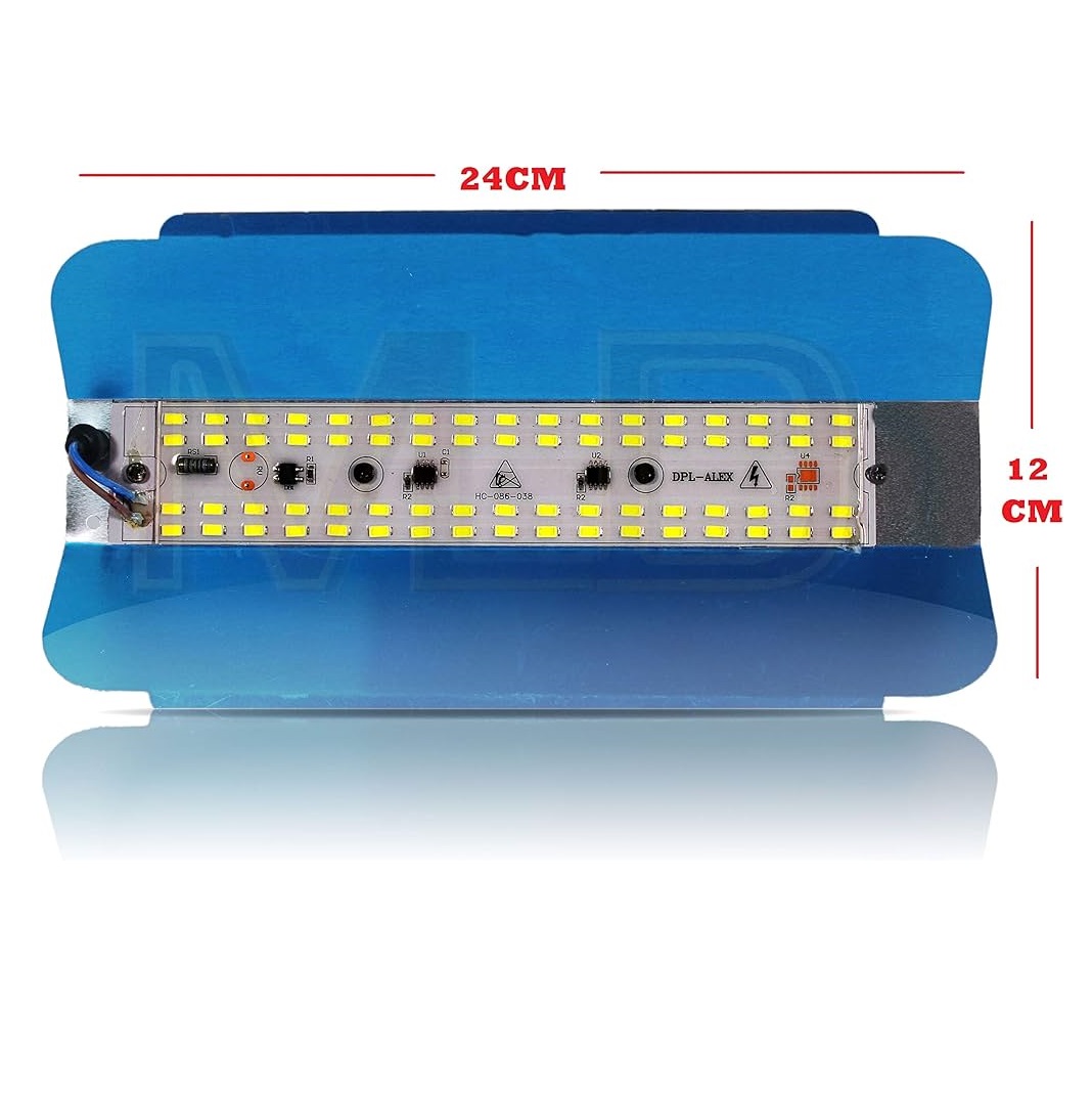 Picture of Flood Light 50W LED Lights Load Line Tungsten Lamps AC 220V 50 Watt Carrying LED Outdoor Light Garden Playground Halogen Lamp Floodlight Spotlight Construction Site Outdoor White