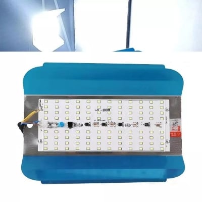 Picture of Flood Light 100W Tungsten Flood Light, For Outdoor, IP Rating IP55 High Quality Low Price Tungsten Lamp 100 Watt Led Flood Light White